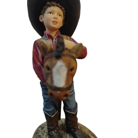 2008 MAMA SAYS DREAM BIG BOY & HORSE DEMDACO KATHY ANDREWS FINCHER - Picture 4 of 15